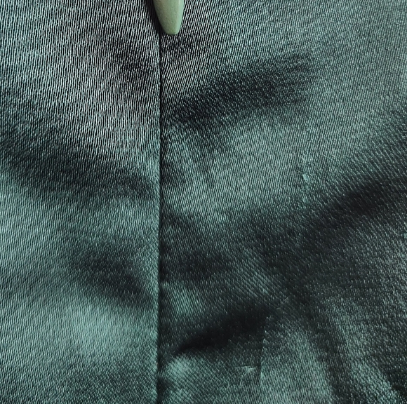 Baltic Born Satin Louie Pleated Wedding Guest Midi Dress Emerald Green Small - Picture 9 of 15